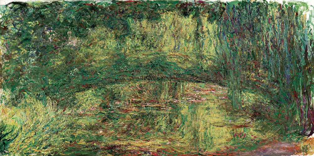 クロード・モネ《日本の橋》1918年　油彩／カンヴァス　マルモッタン・モネ美術館、パリ　© musée Marmottan Monet