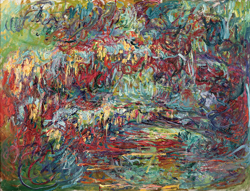 クロード・モネ《日本の橋》1918-1924年頃　油彩／カンヴァス　マルモッタン・モネ美術館、パリ　© musée Marmottan Monet