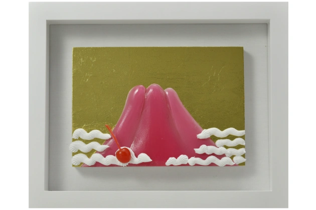 渡辺おさむ「ゼリー富士－pink－」
（縦15.8×横22.7cm）