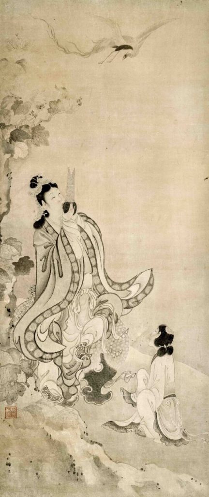 岩佐又兵衛《弄玉仙図》（重要文化財）元和期（1615-24）頃　摘水軒記念文化振興財団蔵