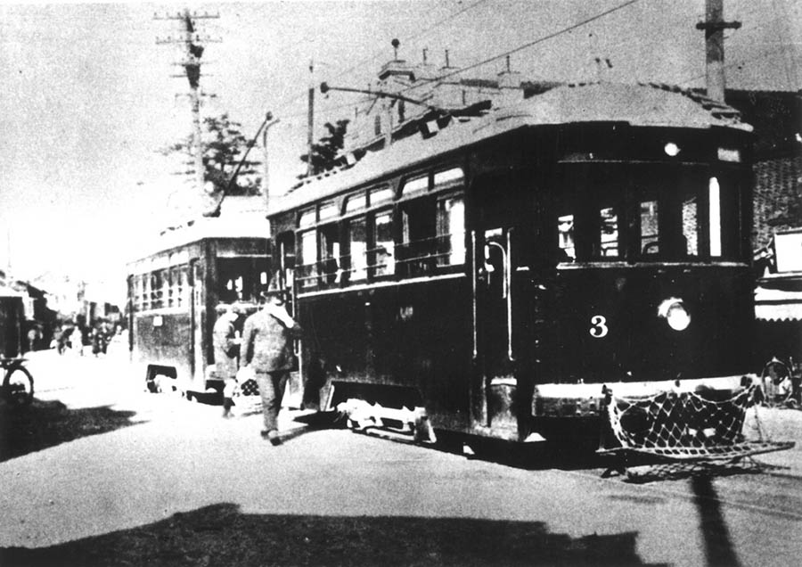 開業当時の市内電車