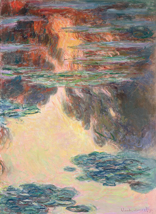 クロード・モネ《睡蓮》1907年　油彩／カンヴァス　マルモッタン・モネ美術館、パリ　© musée Marmottan Monet