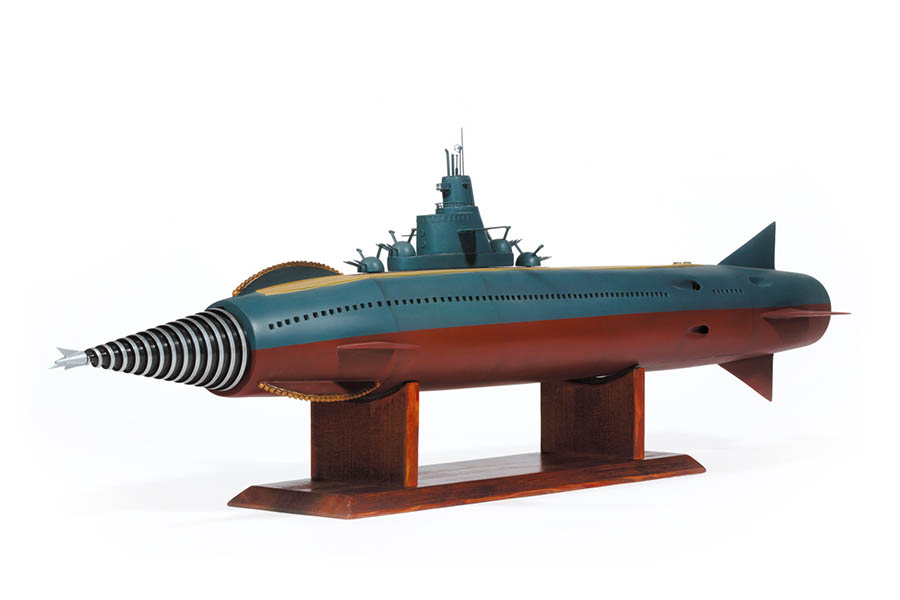 海底軍艦 轟天号　撮影用オリジナルモールドより製作
『海底軍艦』（1963）より　TM & © TOHO CO., LTD.