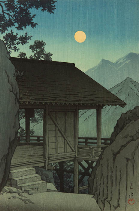 《山形　山寺》1941 (昭和16)年　渡邊木版美術画舗蔵