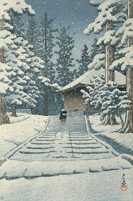 《平泉金色堂》1957(昭和32)年　渡邊木版美術画舗蔵