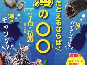 「たとえるならば、海の〇〇」鳥羽市立海の博物館