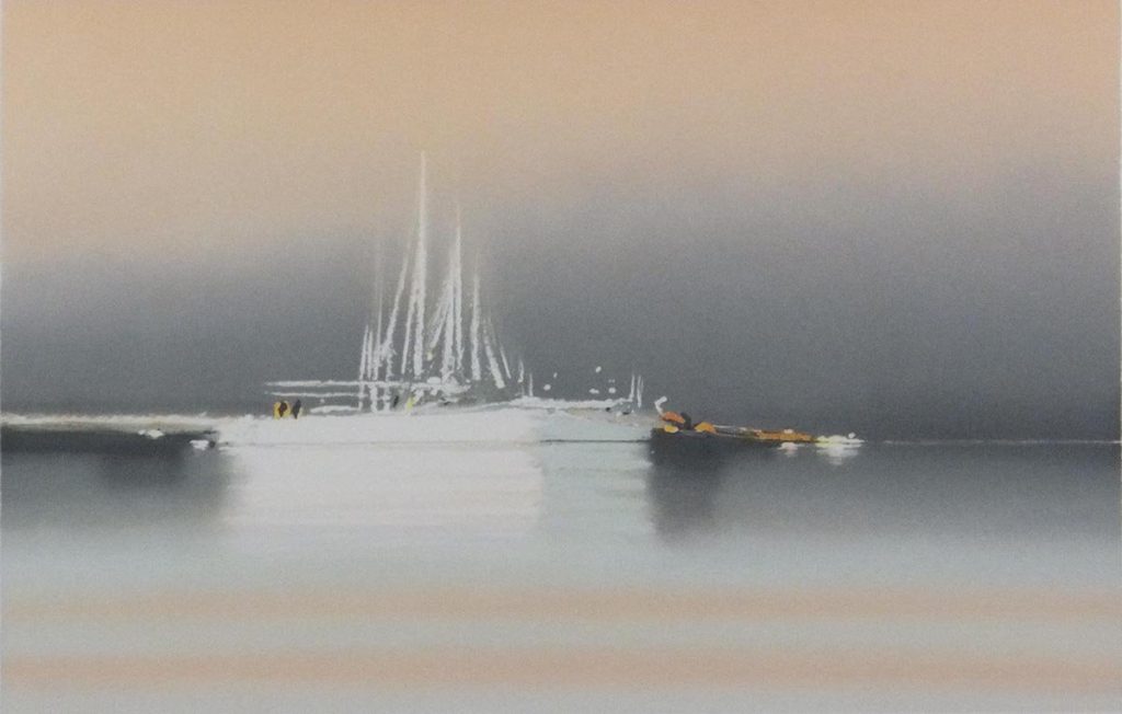 ピエール・ドートルロー
「霧の中の帆船」
EA XI/XXX
リトグラフ
サイズ：額寸 676×511㎝