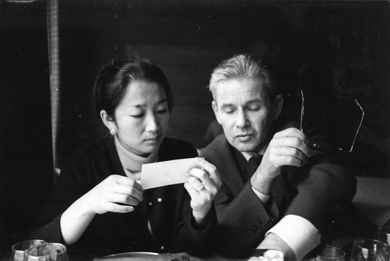 チューリッヒにて 1965年頃
Copyright and courtesy of the Shizuko Yoshikawa and Josef Müller-Brockmann Foundation