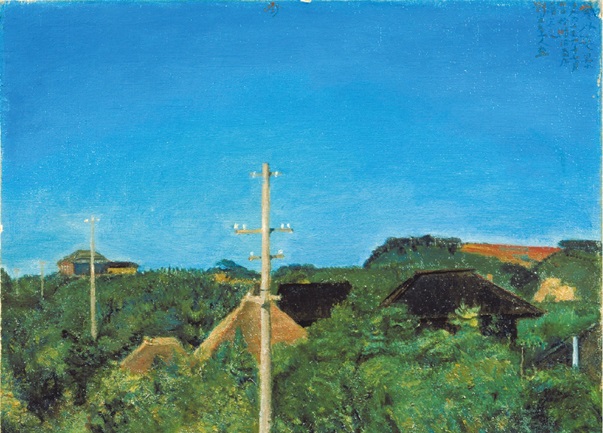 岸田劉生
《窓外夏景》
1921年 油彩、キャンヴァス
茨城県近代美術館