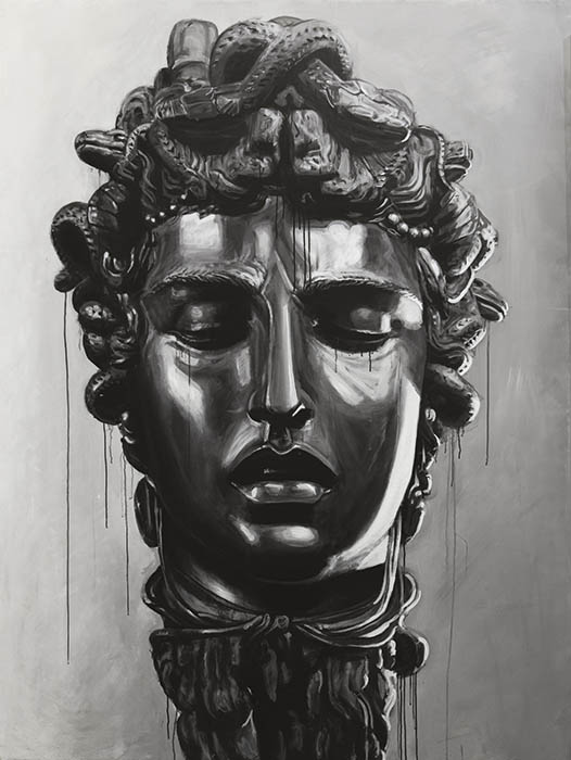 Ozmo 《Medusa》2018, Acrylic on PVC
©Artrust – Courtesy of the artist