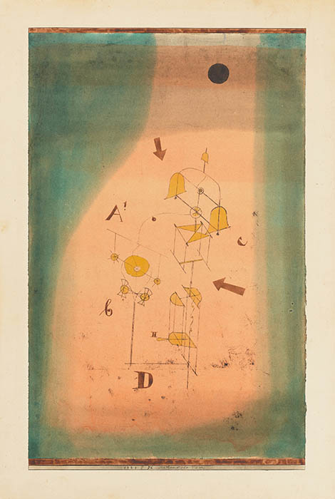 パウル・クレー《数学的なヴィジョン》1923年、石橋財団アーティゾン美術館