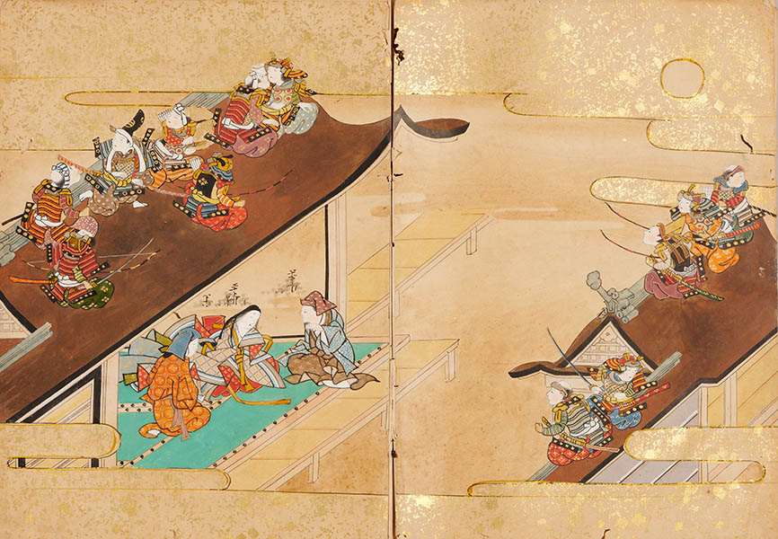 奈良絵本『竹取物語』江戸時代・17世紀　大倉集古館蔵