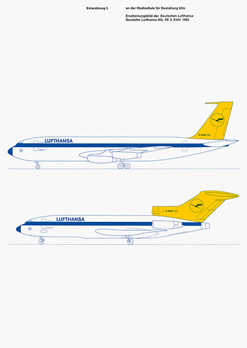 1964 · Otl Aicher, E5/HfG Ulm · Visual Identity of Lufthansa · Folder