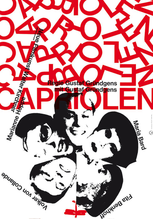 ヴォルフガング・シュミット 映画「カプリオーレン」 1963年 ポスター