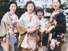 『細雪』の名場面「平安神宮の花見」（1940年春）カラー化