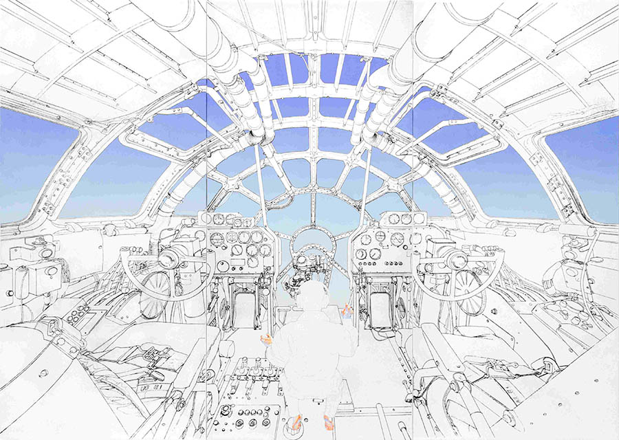 李晶玉《Enola Gay》2022年　作家蔵