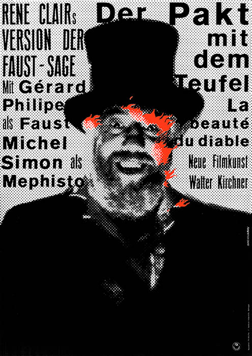 ハンス・ヒルマン 映画「悪魔の美しさ」 1964年 ポスター © Marlies Rosa-Hillmann