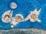 【Astronaut Cats「猫の宇宙飛行士」】 ©NY ARTISTS GUILD 2023