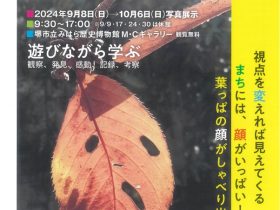 秋季特別展「美原から世界へ、阪東勲さんの「街 のポーカーフェイス」写真展」堺市立みはら歴史博物館