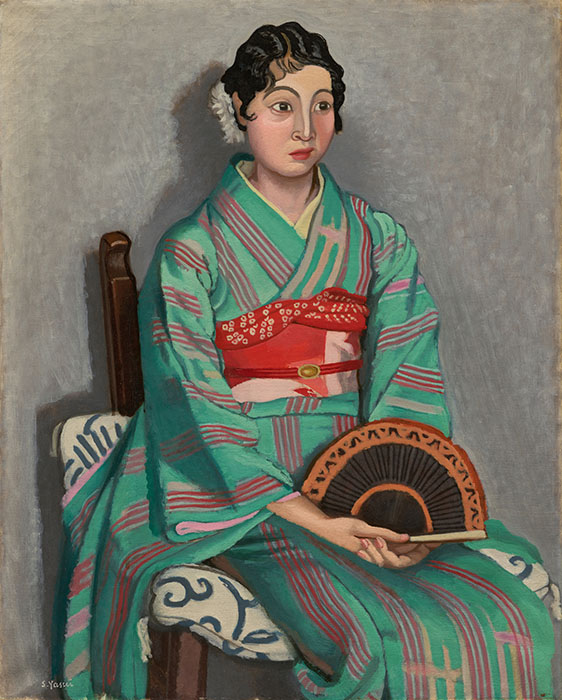 安井曾太郎《座像》1929年、石橋財団アーティゾン美術館