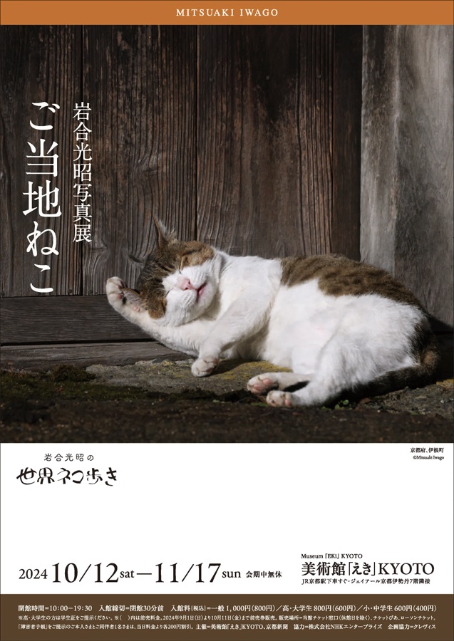 「岩合光昭写真展　ご当地ねこ」美術館「えき」KYOTO