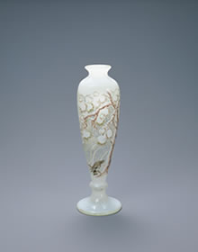 雪景文花器 1897-1900年頃
ポーラ美術館蔵
H34.2cm×W10.5cm