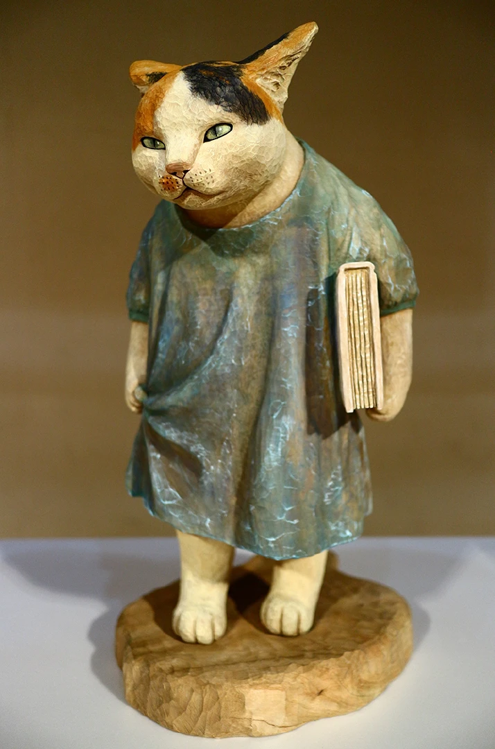 木彫　フォークアート 2点 木彫 フォークアート 2点 第31回木彫フォークアートおおや作品紹介12