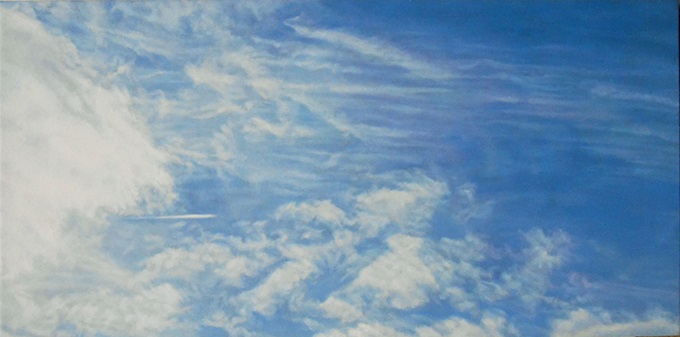 「contrail」縦20×横40cm