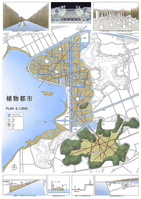 出雲市 神西湖東岸構想「植物都市」