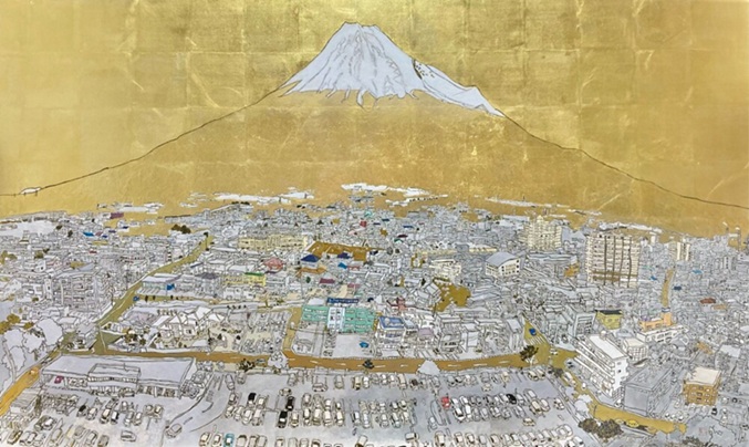 「ふじのくに」86.6×145cm