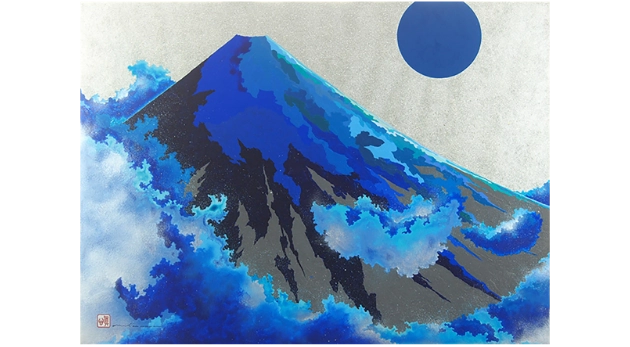 「Great Mountain -Blue Circle-」 （縦53.0×横72.7cm）