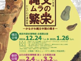 かながわの遺跡展「縄文ムラの繁栄―かながわ縄文中期の輝き―」横浜市歴史博物館