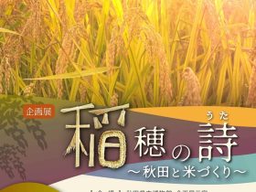 企画展「稲穂の詩(うた)　秋田と米づくり」秋田県立博物館