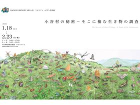 NAGANO ORGANIC AIR小谷　フロリアン・ガデン作品展「小谷村の秘密―そこに棲む生き物の調査」小谷村複合拠点施設