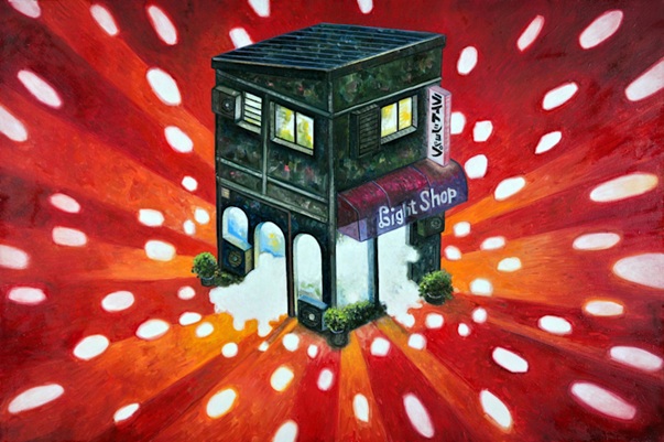 大岩オスカール《Light Shop (Red)》（2024）