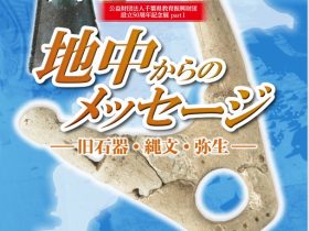 公益財団法人千葉県教育振興財団設立50周年記念展 part1―「地中からのメッセージ～旧石器・縄文・弥生～」千葉県立中央博物館