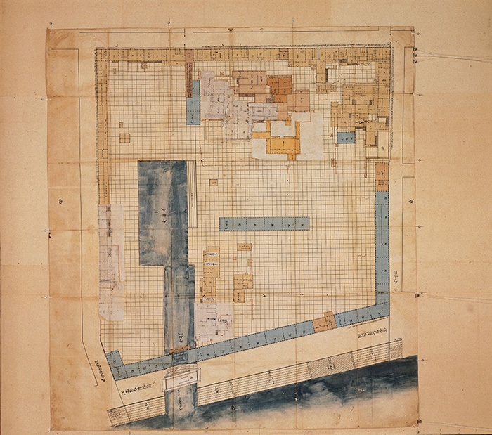 佐賀藩大坂蔵屋敷絵図

元禄5年(1692)
日本生命保険相互会社蔵