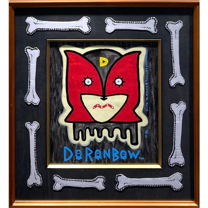 モギシンゴ

「DORONBOW」

モチーフ： 『タイムボカンシリーズ ヤッターマン』ドロンジョ

44.5×41.5cm(額寸法)

アクリル