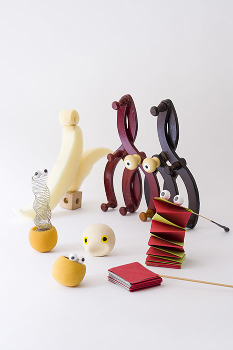 かがくいが手づくりした人形 撮影/黒澤義教