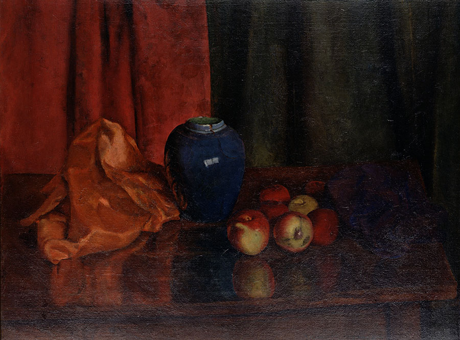 木村荘八《静物》1919年　油彩・キャンバス　練馬区立美術館蔵