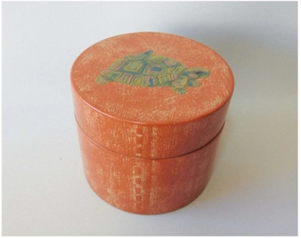 藤田武志 「長生蓋物」(径12×高さ10.6cm)