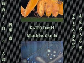 皆藤齋 + マティアス・ガルシア 「あめのうらめ」東葛西1-11-6-A倉庫