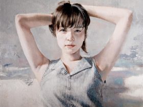 「髪をかきあげる...」 10号