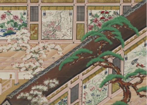 浄瑠璃物語絵巻　第4巻（部分）