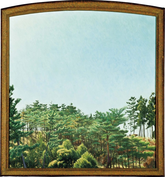 田中一村《仁戸名蒼天》昭和36年(1960)頃か　個人蔵（千葉市美術館寄託）©2025 Hiroshi Niiyama