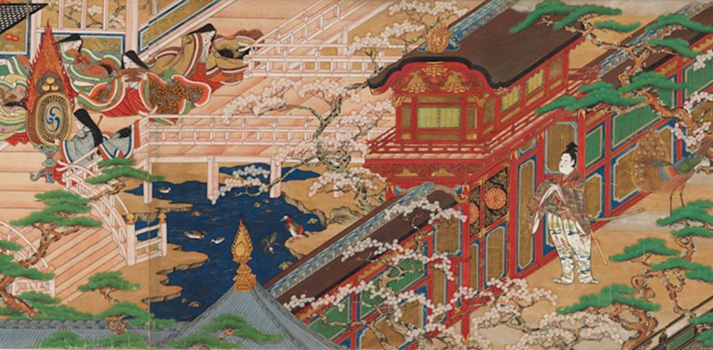 浄瑠璃物語絵巻　第1巻（部分）