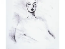 水の下の小石　 1993, リトグラフ 930×750 mm　