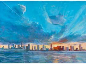 「Sunset」 H48×W72cm