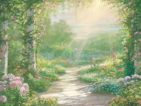 「やさしい朝の光」 2025年 油彩 キャンバスに油彩 60.6 × 72.7 cm