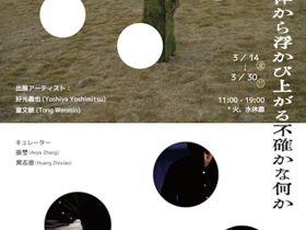 童文敏 + 好光義也 「体から浮かび上がる不確かな何か」Mikke Gallery